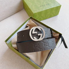 Luxury Brown Leather Belt