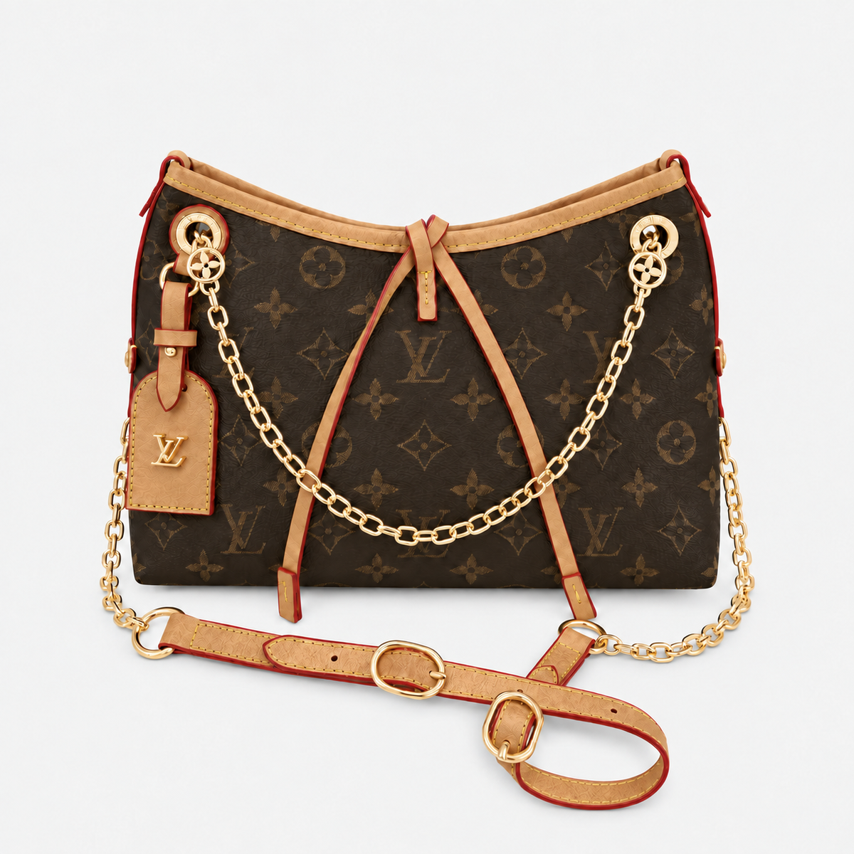 Brown Chain Shoulder Bag