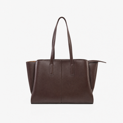 Smooth Leather Large Work Tote Bag