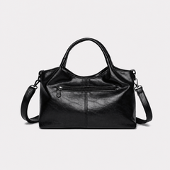 Soft Leather Slouchy Top Handle Crossbody Bag