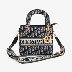 Canvas Top Handle Crossbody Bag