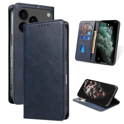 Brown iPhone Case with Folding Wallet - OK260017