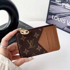 Monogram Leather Card Holder