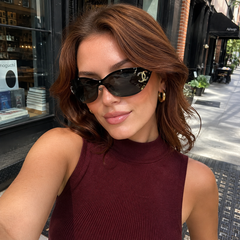 Luxury Rimless Shield Sunglasses