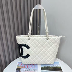 Elegant Leather Shopper Tote