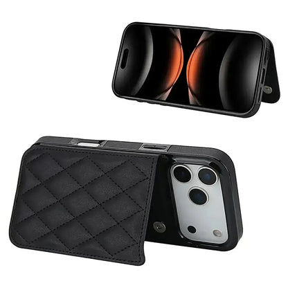 Black iPhone Case with Card Holder - OK260020