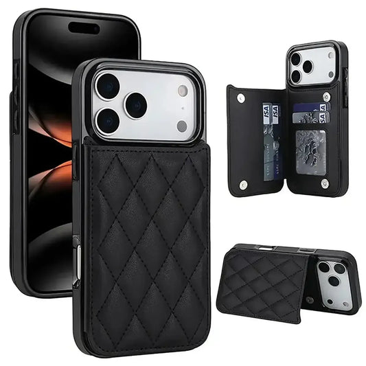 Black iPhone Case with Card Holder - OK260020