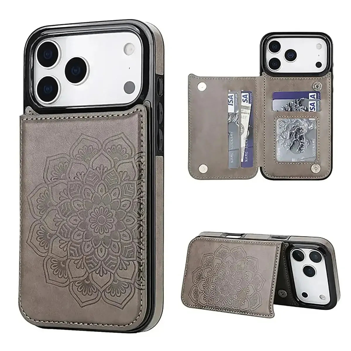 Blue iPhone Case with Wallet - OK26005