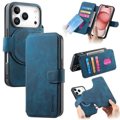 Black iPhone Case with Magnetic Card Holder - OK26001