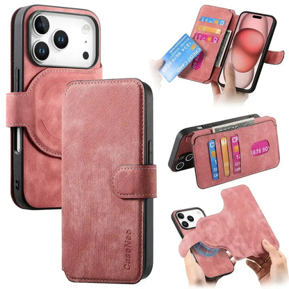 Black iPhone Case with Magnetic Card Holder - OK26001