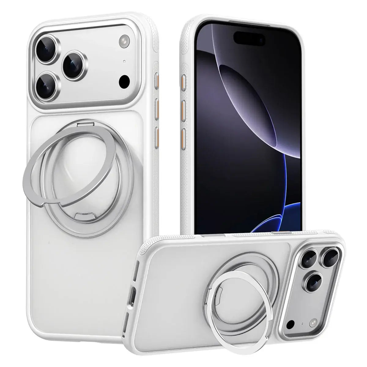 Silver iPhone Case with Stand - OK260013