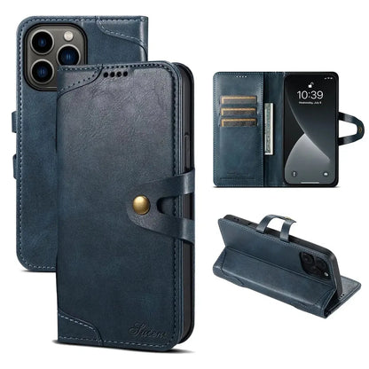 Black Flip Wallet iPhone Case - OK260015