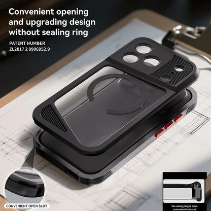 Black Rugged Protective iPhone Case - OK260021