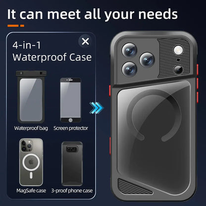 Black Rugged Protective iPhone Case - OK260021