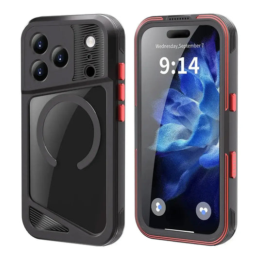 Black Rugged Protective iPhone Case - OK260021