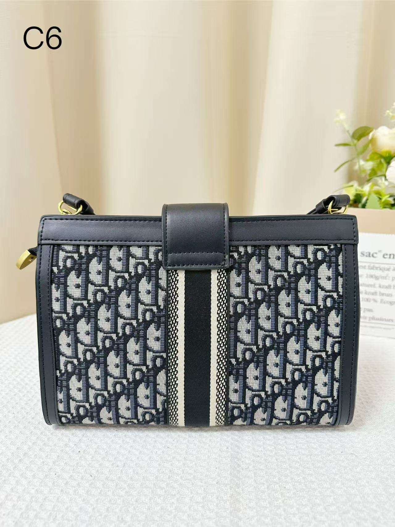 Elegant Jacquard Handbag