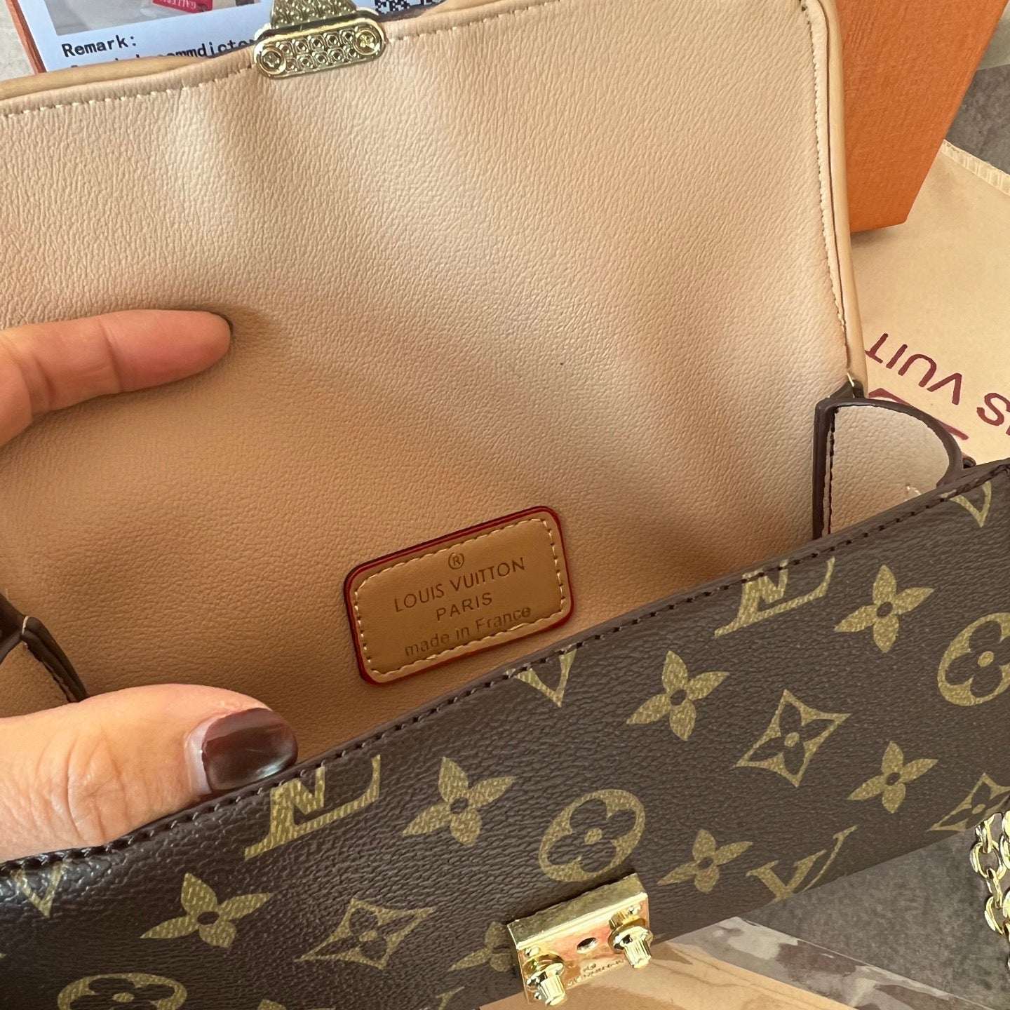 Elegant Lock Flap Bag