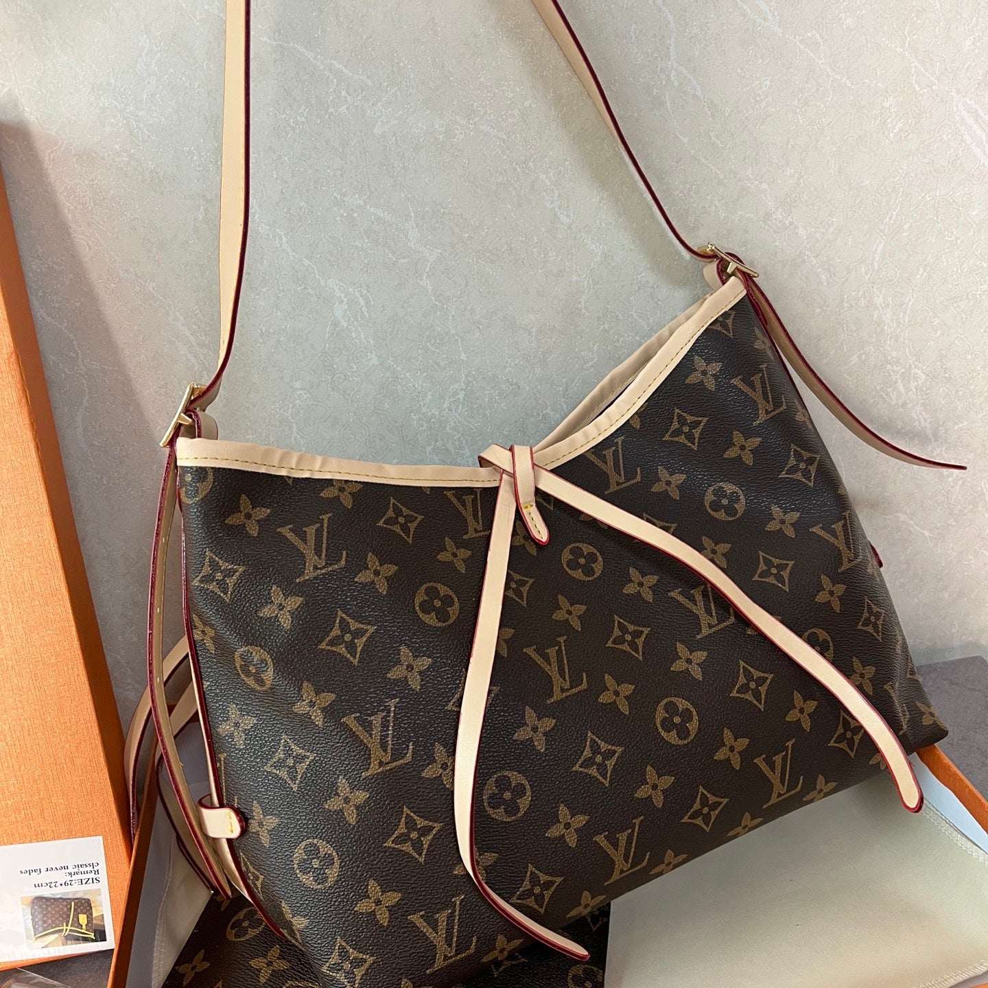 Monogram Ribbon Shoulder Bag