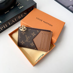Monogram Leather Card Holder