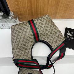 Canvas Tote Bag with Mini Pouch