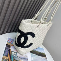 Elegant Leather Shopper Tote