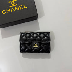 Compact Leather Mini Wallet