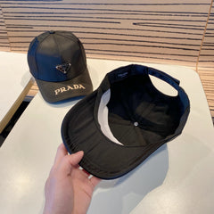 Black Curved Brim Travel  Hat